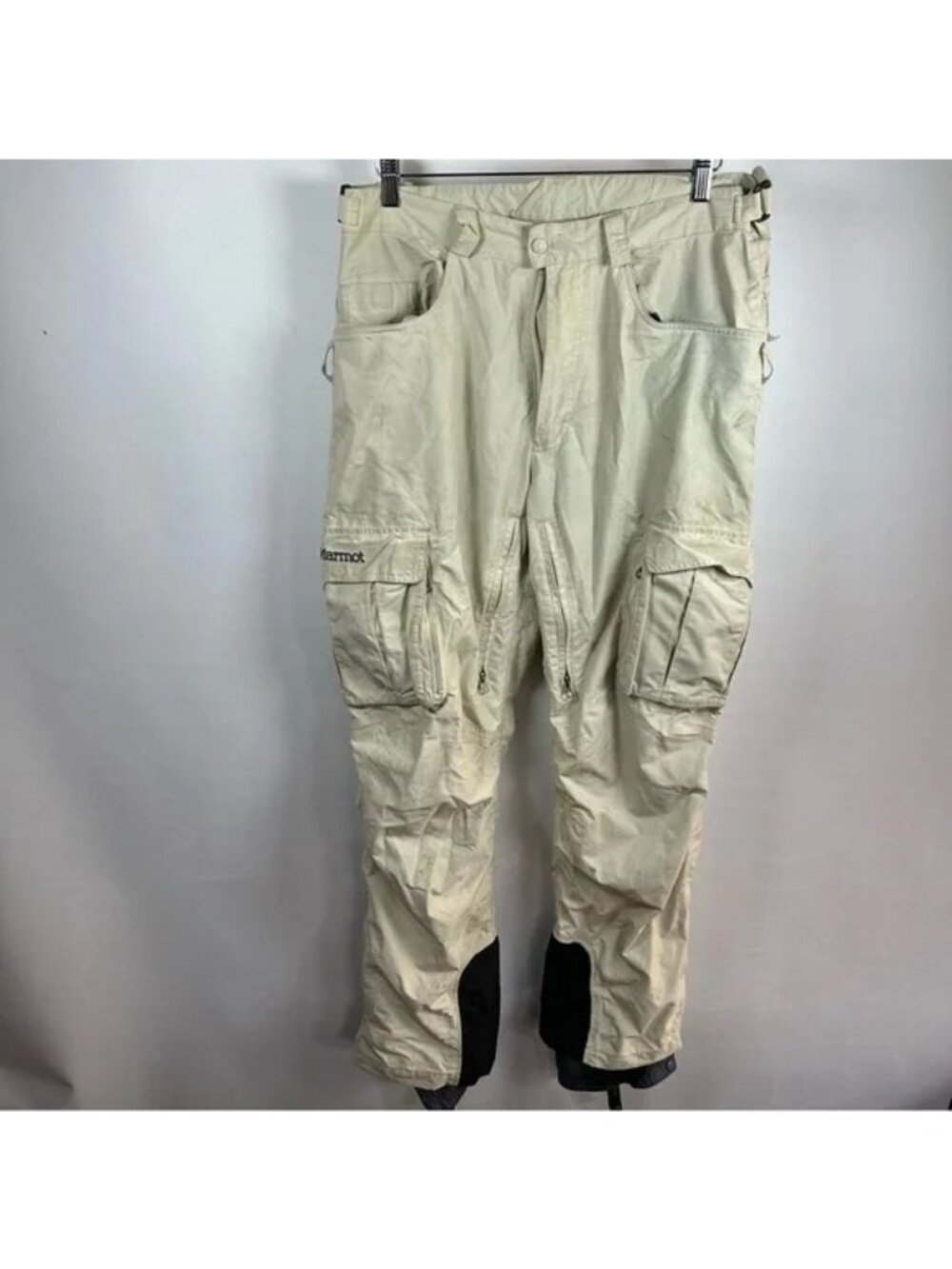 Marmot Men's Beige Ski Snow Winter Pants Size Large pre-owned